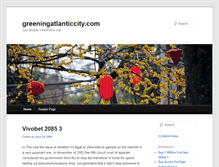 Tablet Screenshot of greeningatlanticcity.com